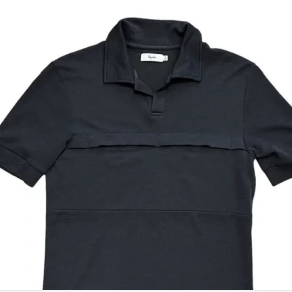 vintage Rapha Short Sleeve Classic Cycling Polo dark green black grey Small - Picture 1 of 5